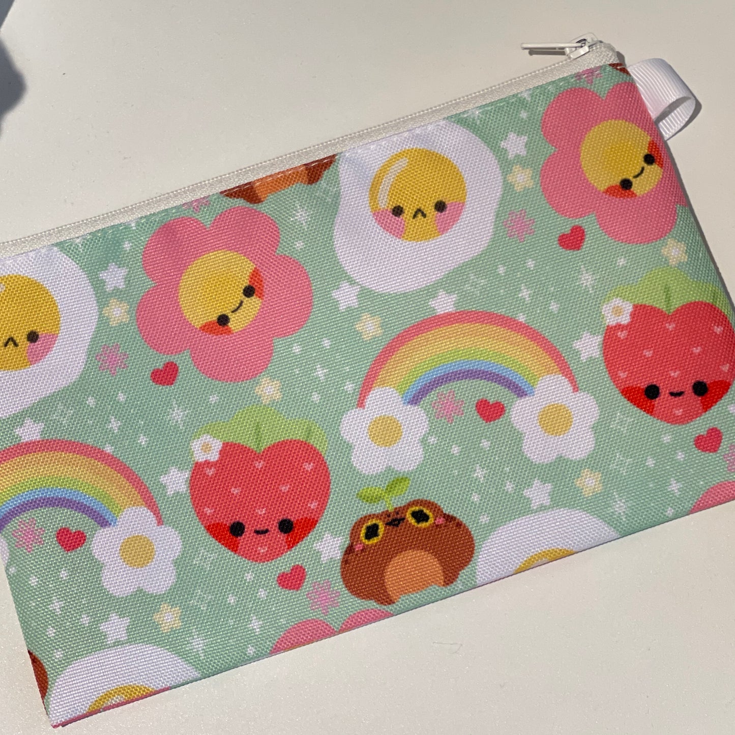 Green Rainbow Pouches