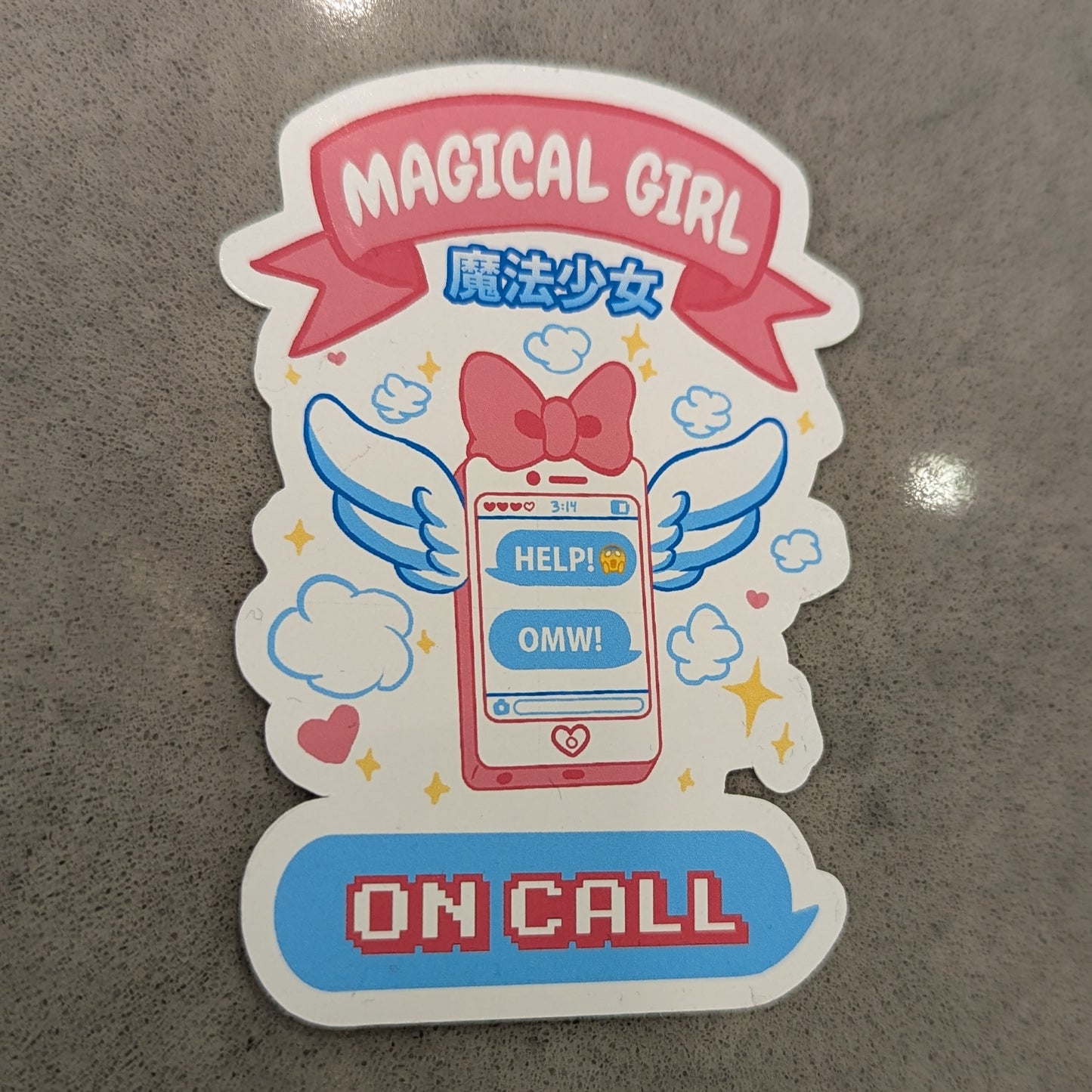 Magical Girl On Call Sticker