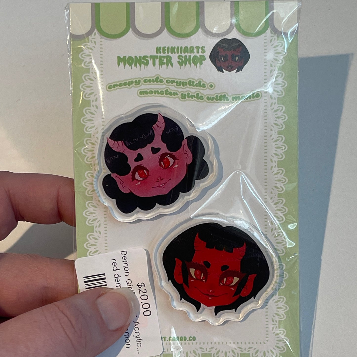 Demon Girlfriends Acrylic Pin Pack