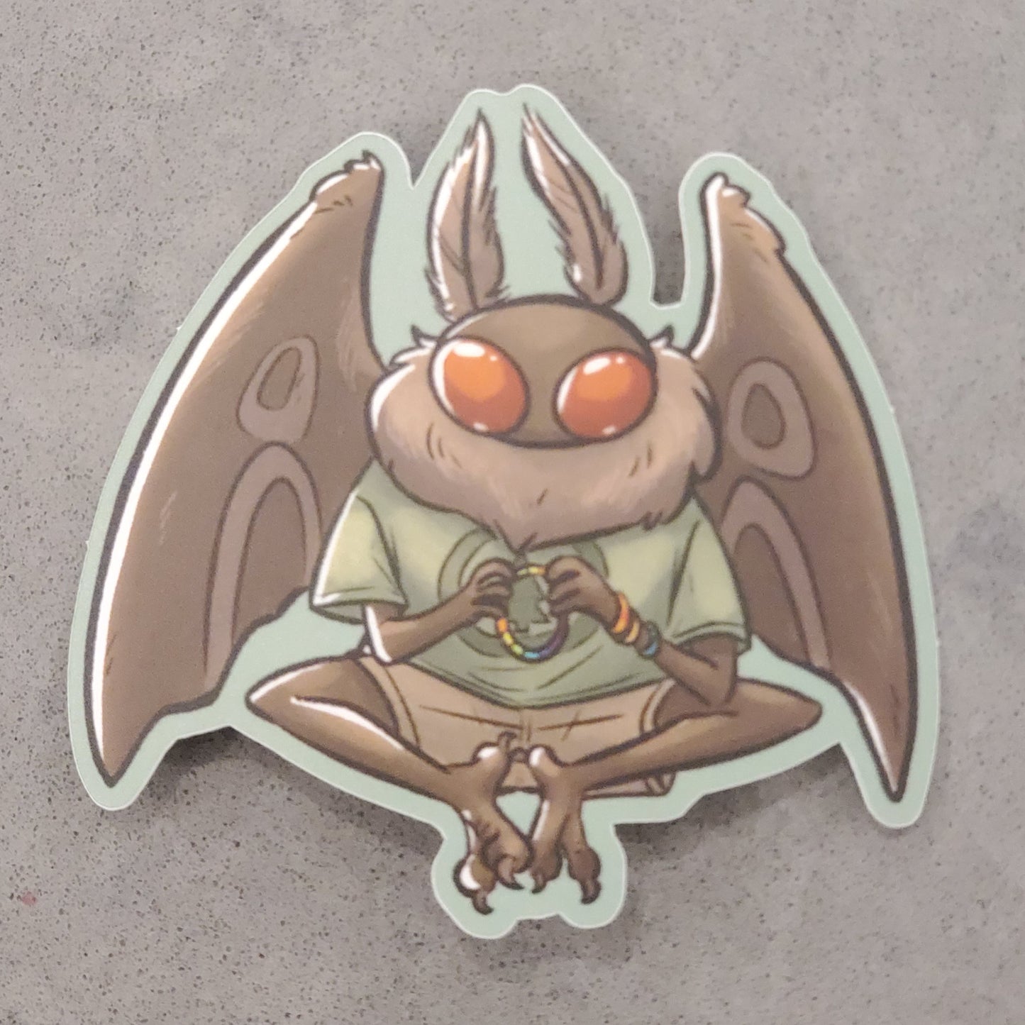 Mothman Camper Sticker