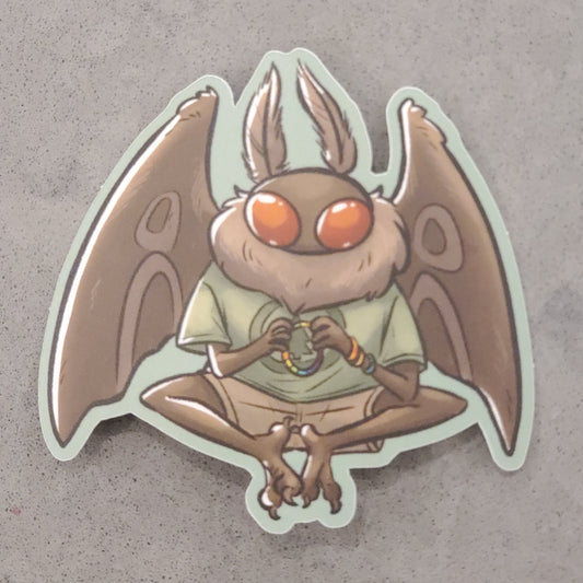 Mothman Camper Sticker