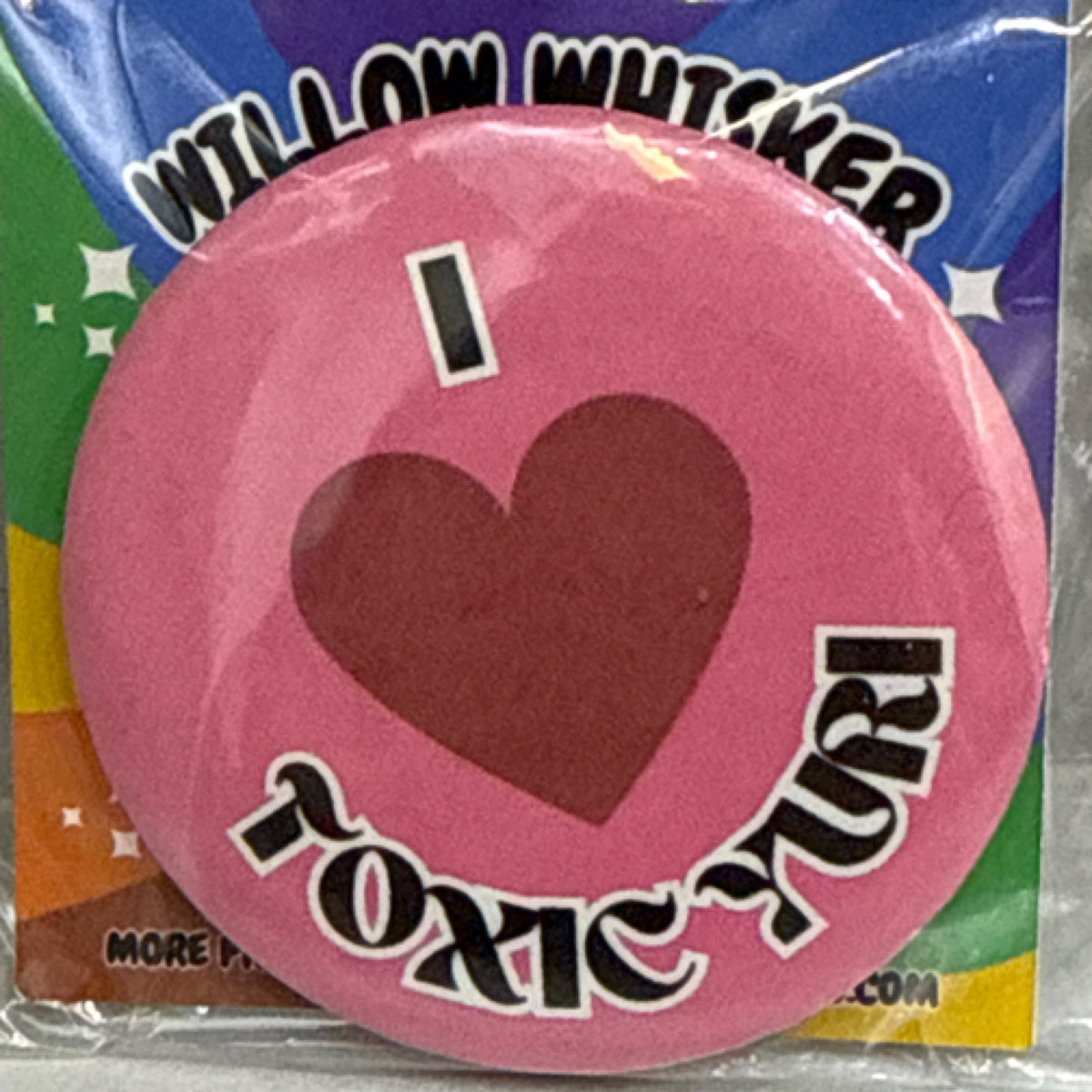 I HEART TOXIC YURI BUTTON