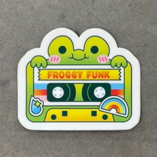 Froggy Funk Sticker