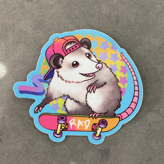 4" Big Skateboard Opossum