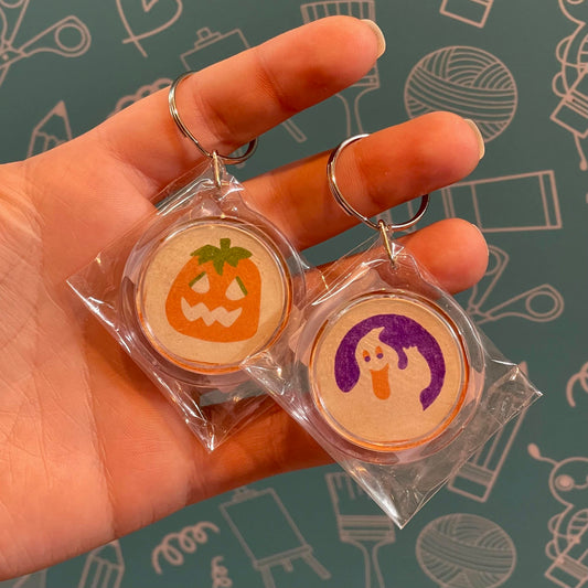 Plastic Dbl Sided Cookie Keychain