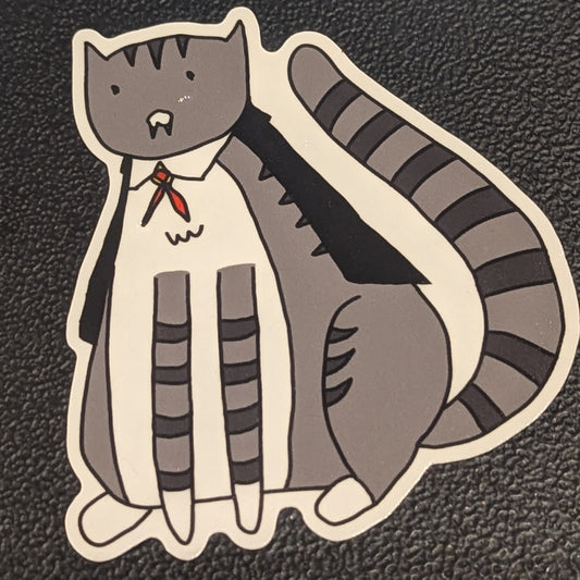 Vampire Cat Sticker