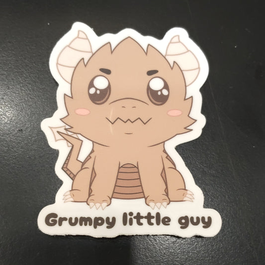 Grumpy Little Guy Sticker