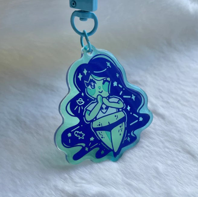 Space Babe Acrylic Charm