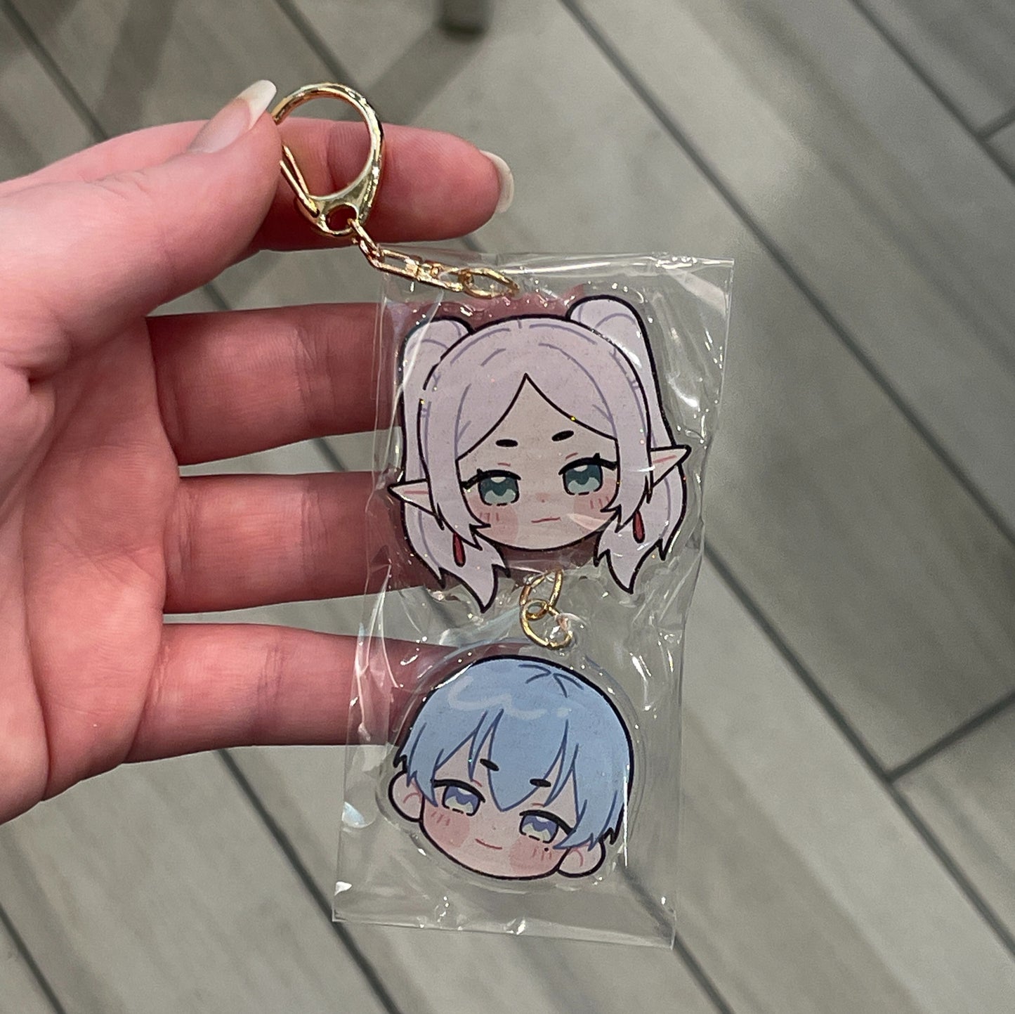 Frieren+Himmel Connected Keychain