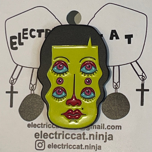 Face Enamel Pin