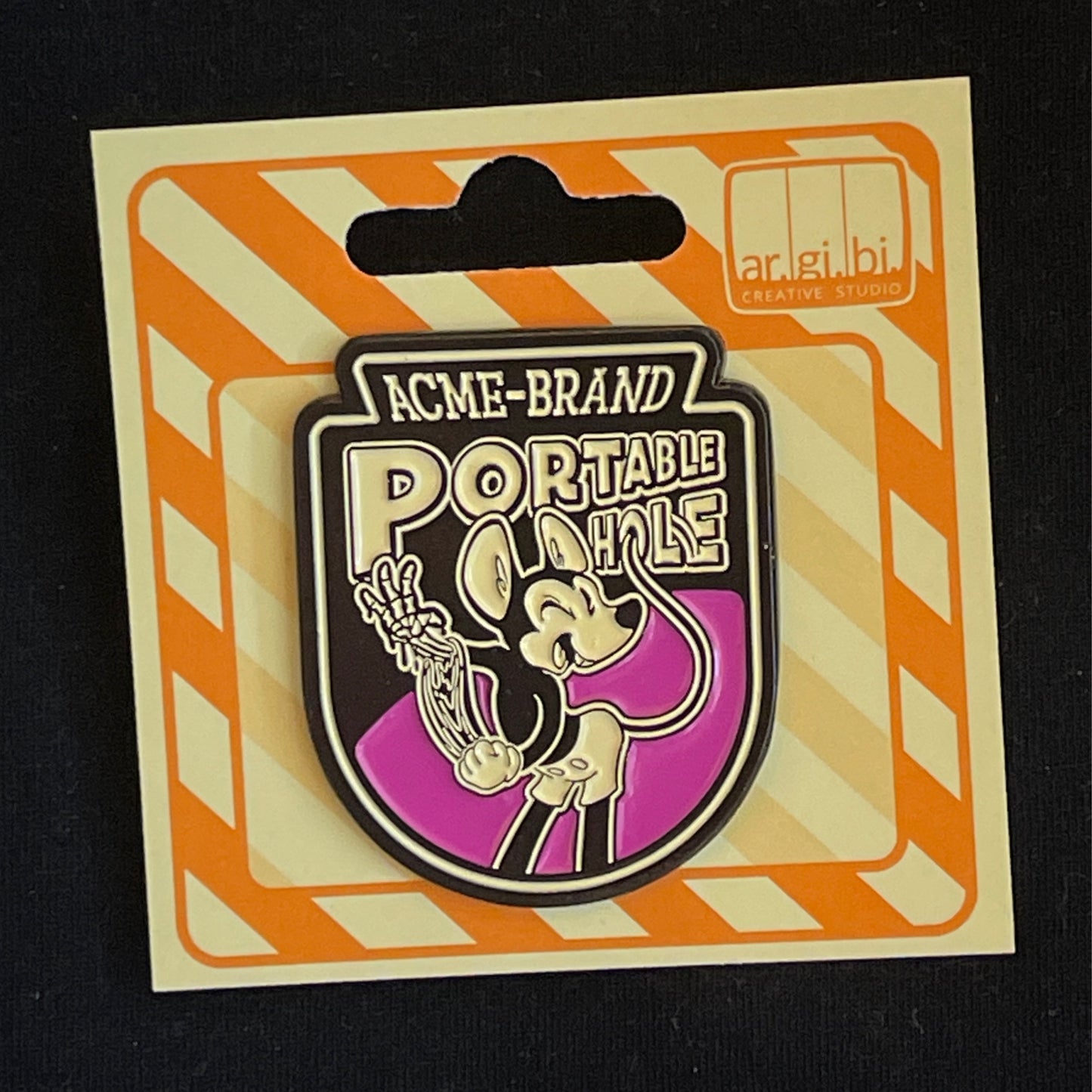 Portable Hole Enamel Pin