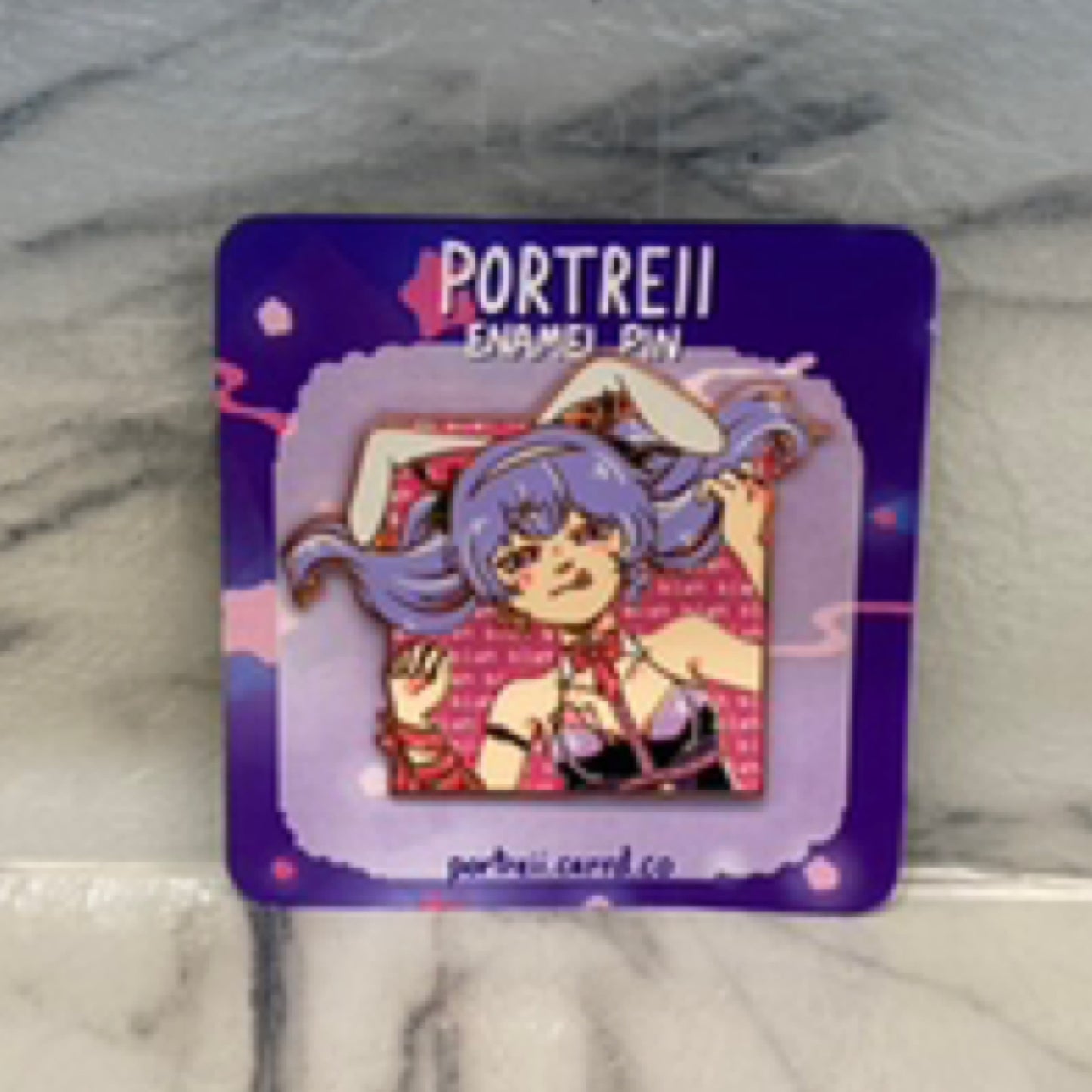 Rabbit Hole Jumbo Enamel Pin