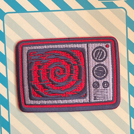 Hypno TV - Red Fabric Patch