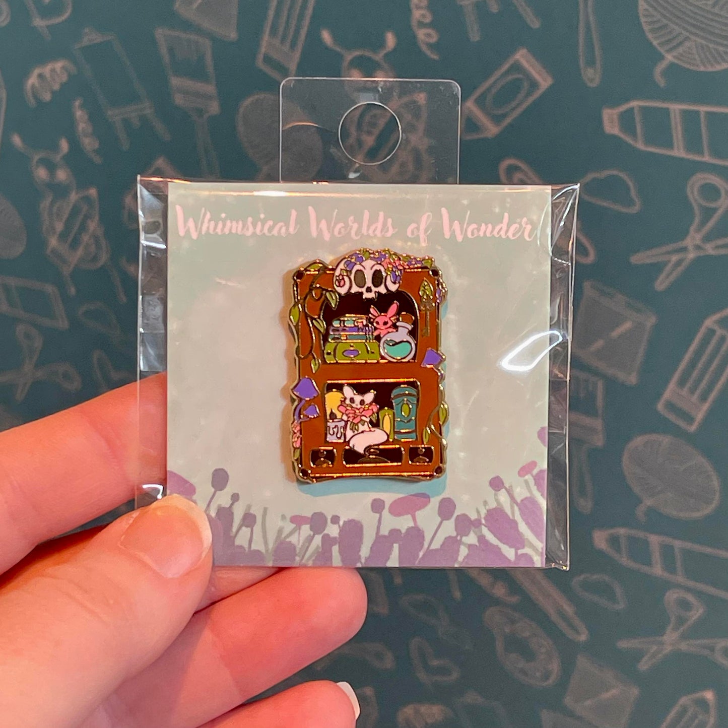 Whimsical Worlds of Wonder Enamel Pins
