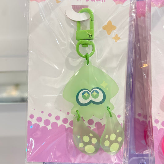 Green Squid Charm