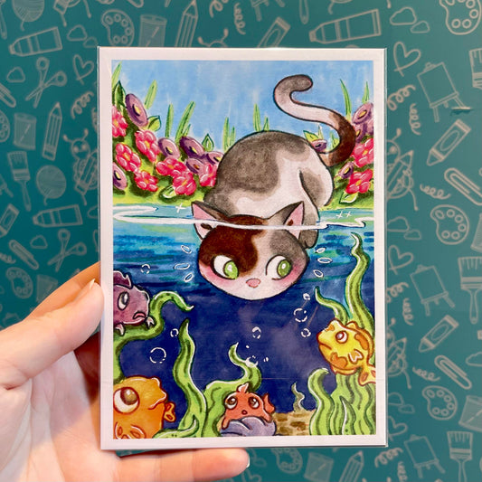 Fishy Friends Art Print