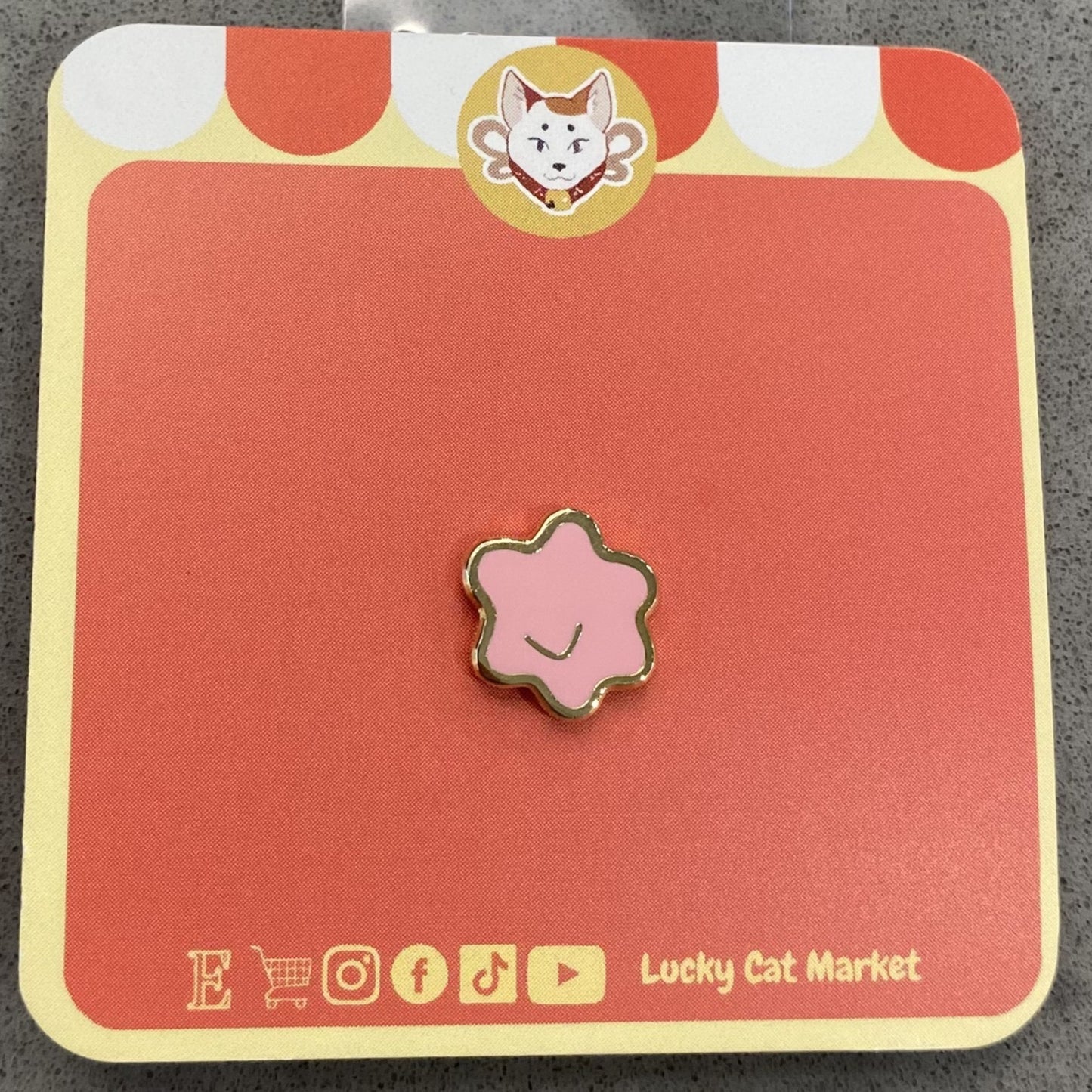 Pink Star Candy Mini Pin