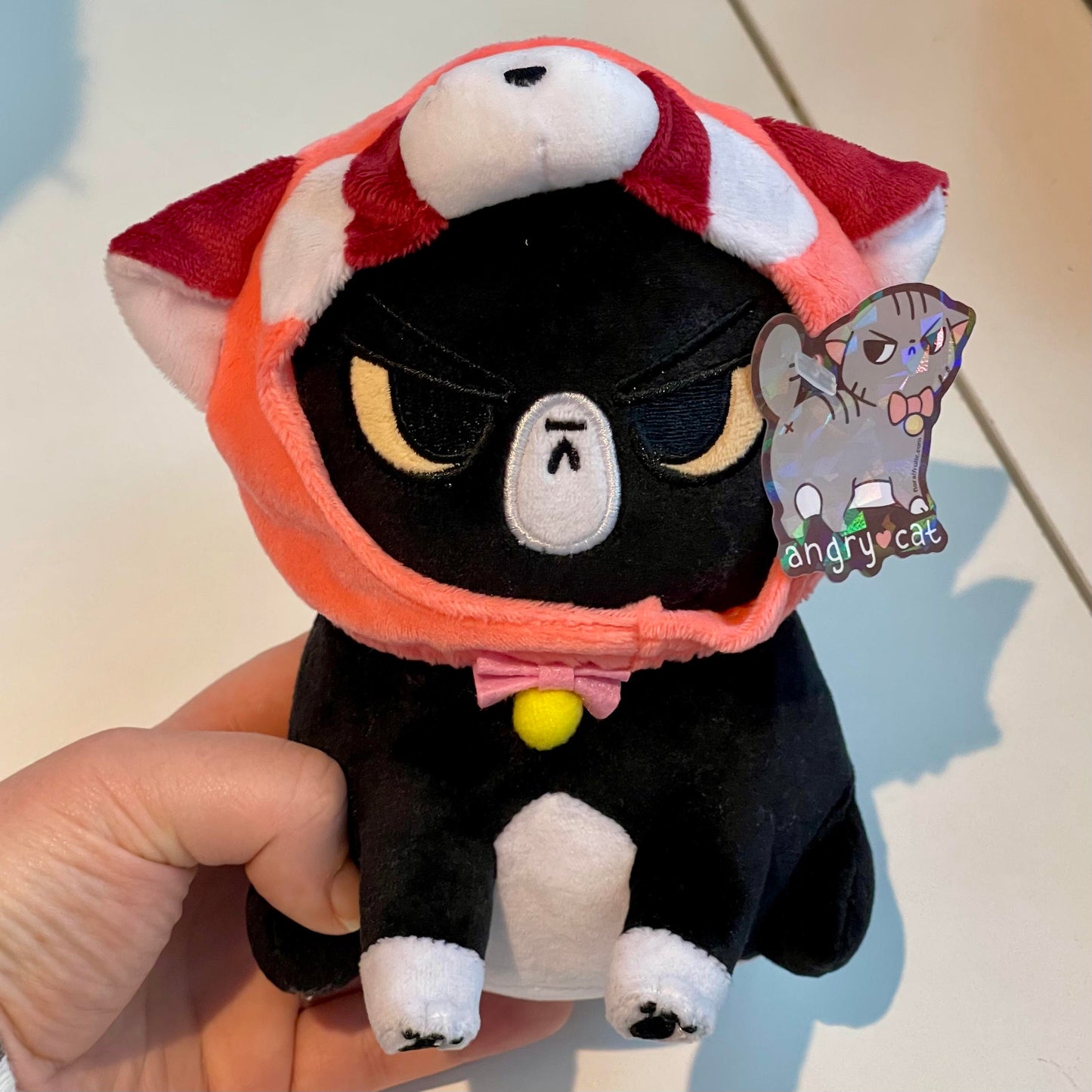Angry Cat - Tuxedo Black