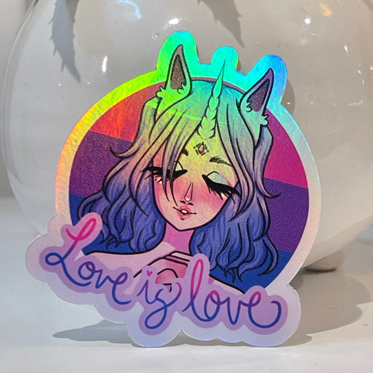 "Love is Love" Bisexual Unicorn