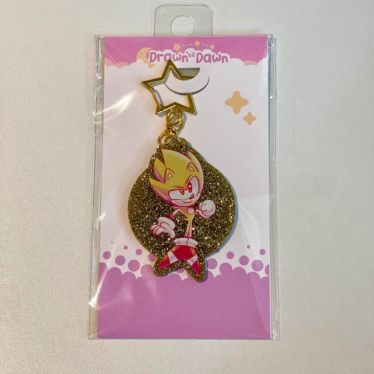 SUPER Sonic Acrylic Charm