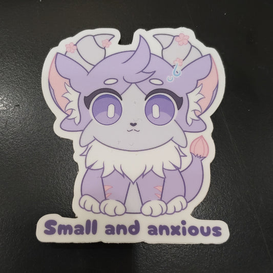 Small and Anxious Sticker