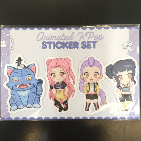 Animated KPop Sticker Set