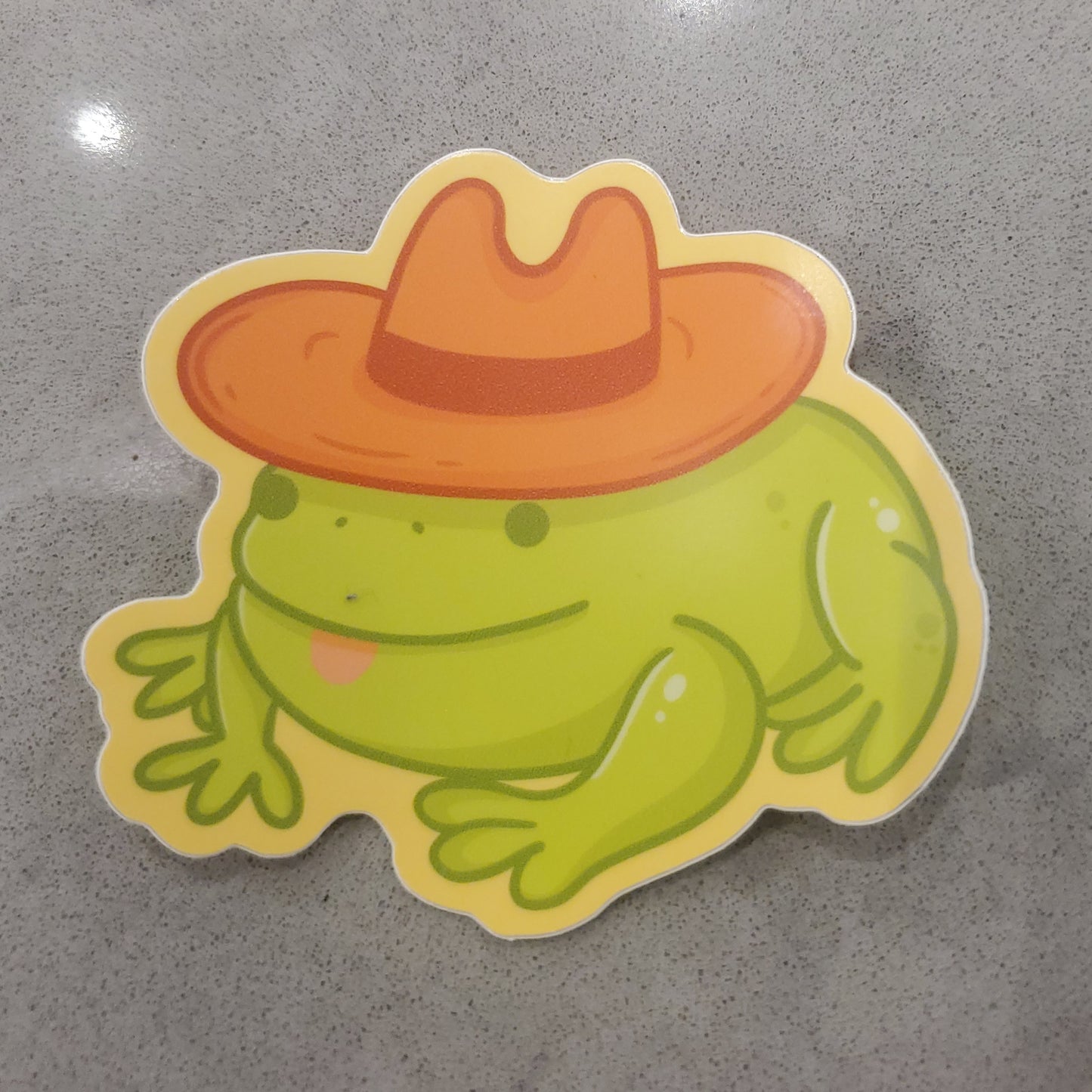 Cowboy Frog Sugar Lich Sticker