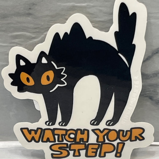 Watch Your Step Sticker