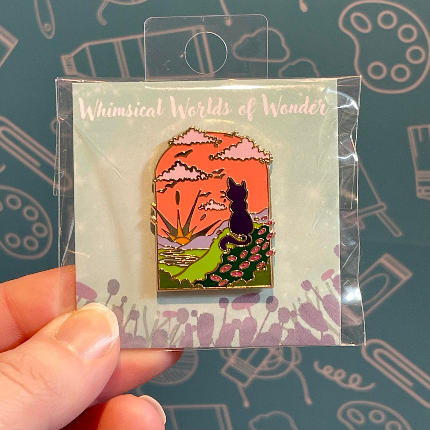 Whimsical Worlds of Wonder Enamel Pins