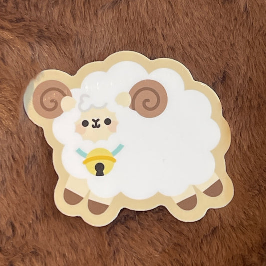 White Sheep Vinyl Sticker
