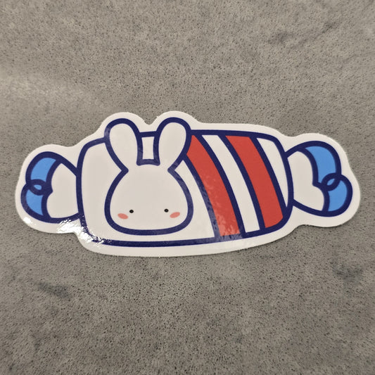 White Rabbit Candy Sticker