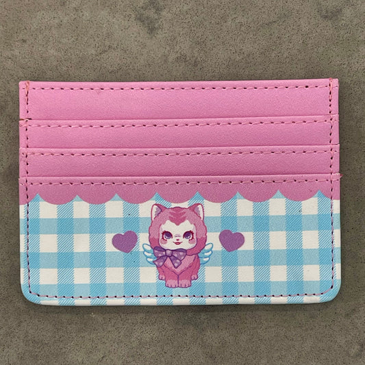Pink Cat Card Wallet