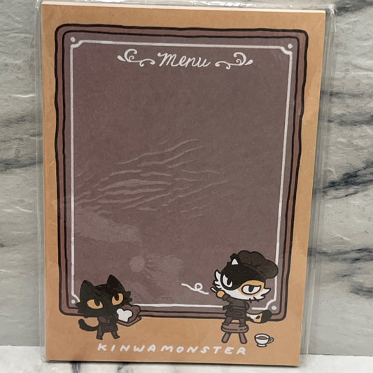 Cat Bakery Long Memo Pad