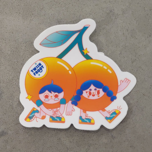 Twin Fruit Sticker