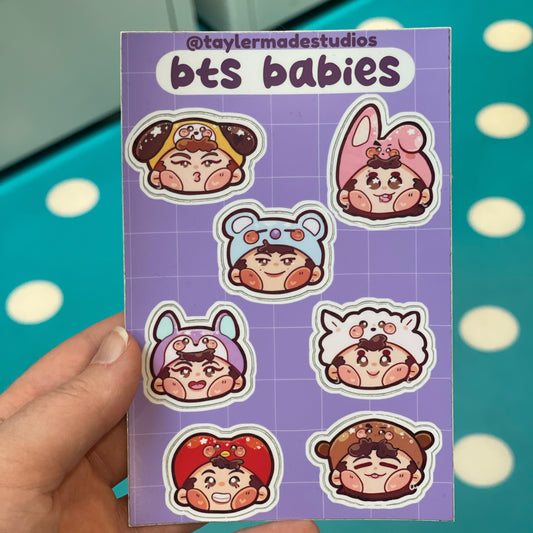 BTS Sticker Sheet
