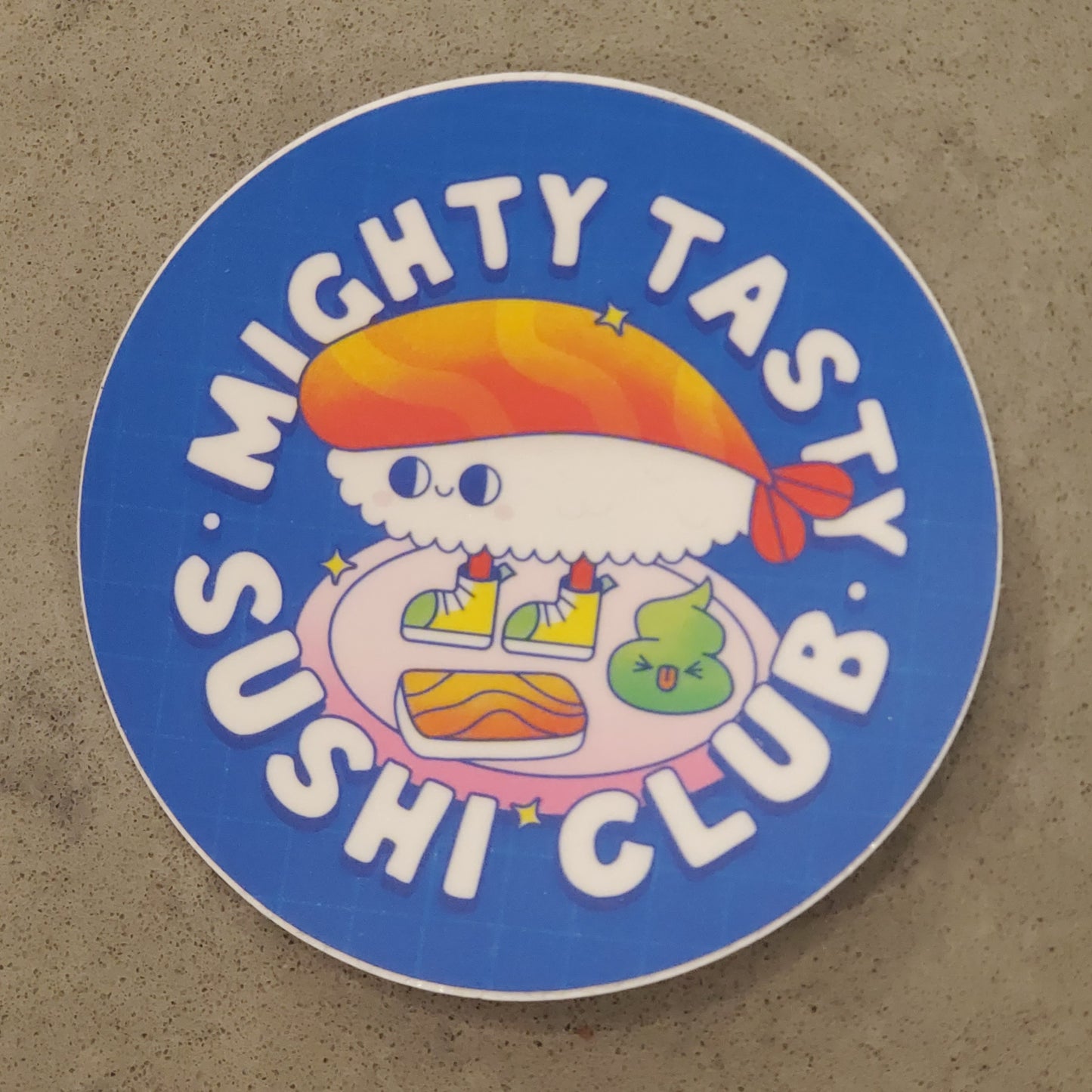 Mighty Tasty Sushi Club Sticker