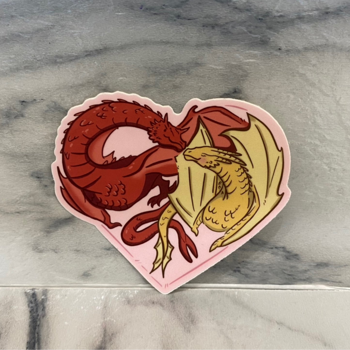 dragon heart sticker