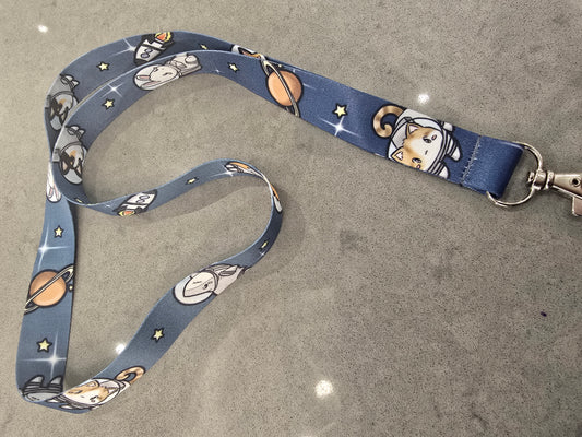 Space Animals Lanyard