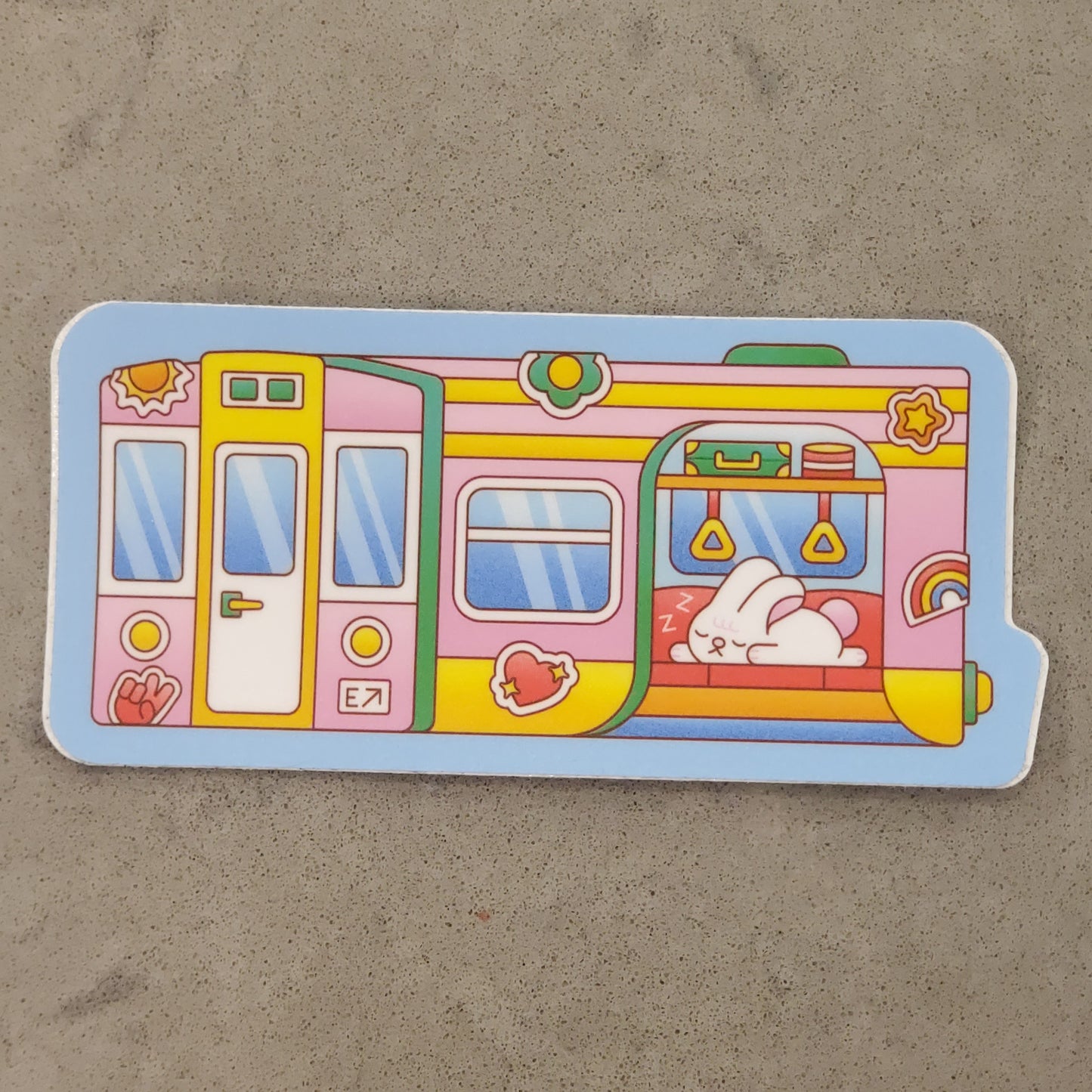 Subway Snooze Sticker