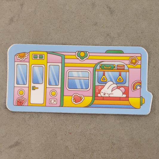 Subway Snooze Sticker