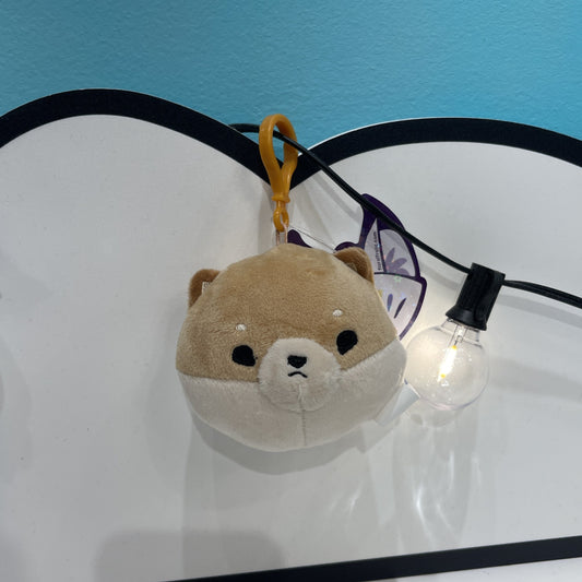 Shiba Loaf Plush Keychain