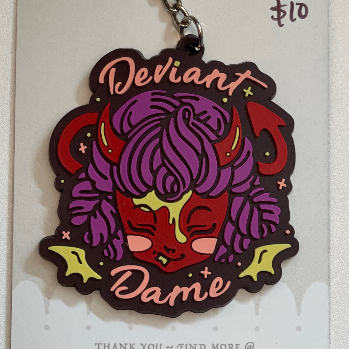 Deviant Dame Keychain