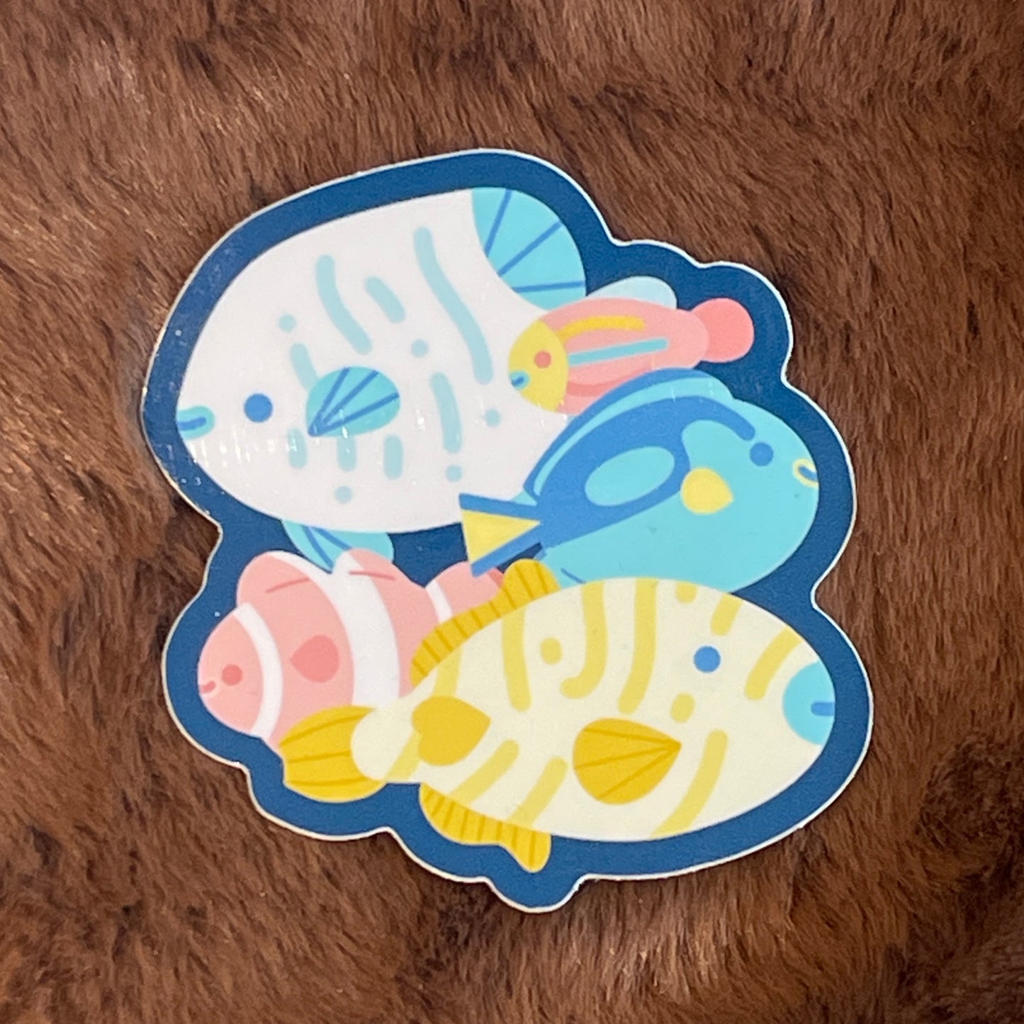 School of Fish Vinyl Sticker