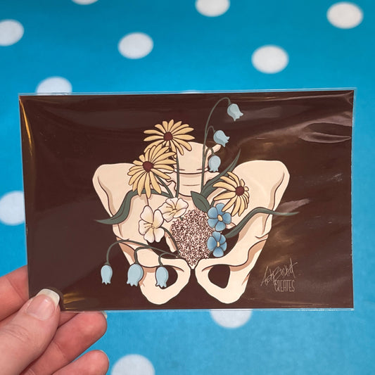 Pelvic Bouquet (Ash Print)