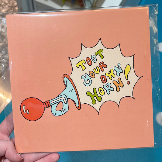 Toot Your Own Horn Print