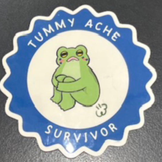 Tummy Ache Sticker