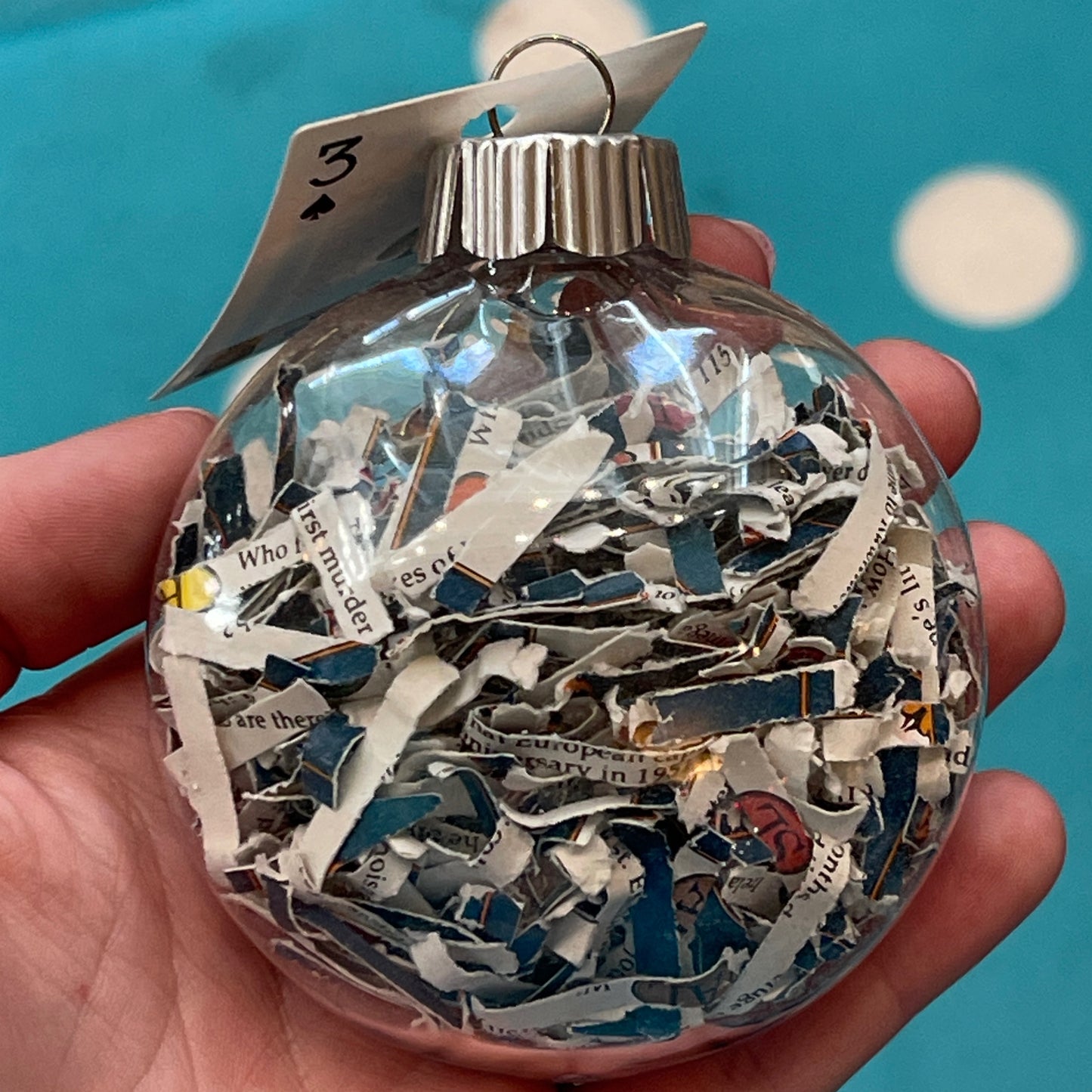 Shredded 80mm Ornament