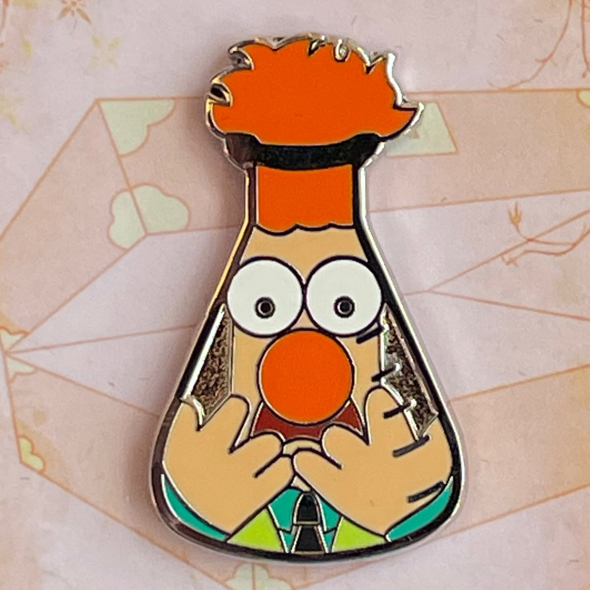 Beaker Enamel Pin