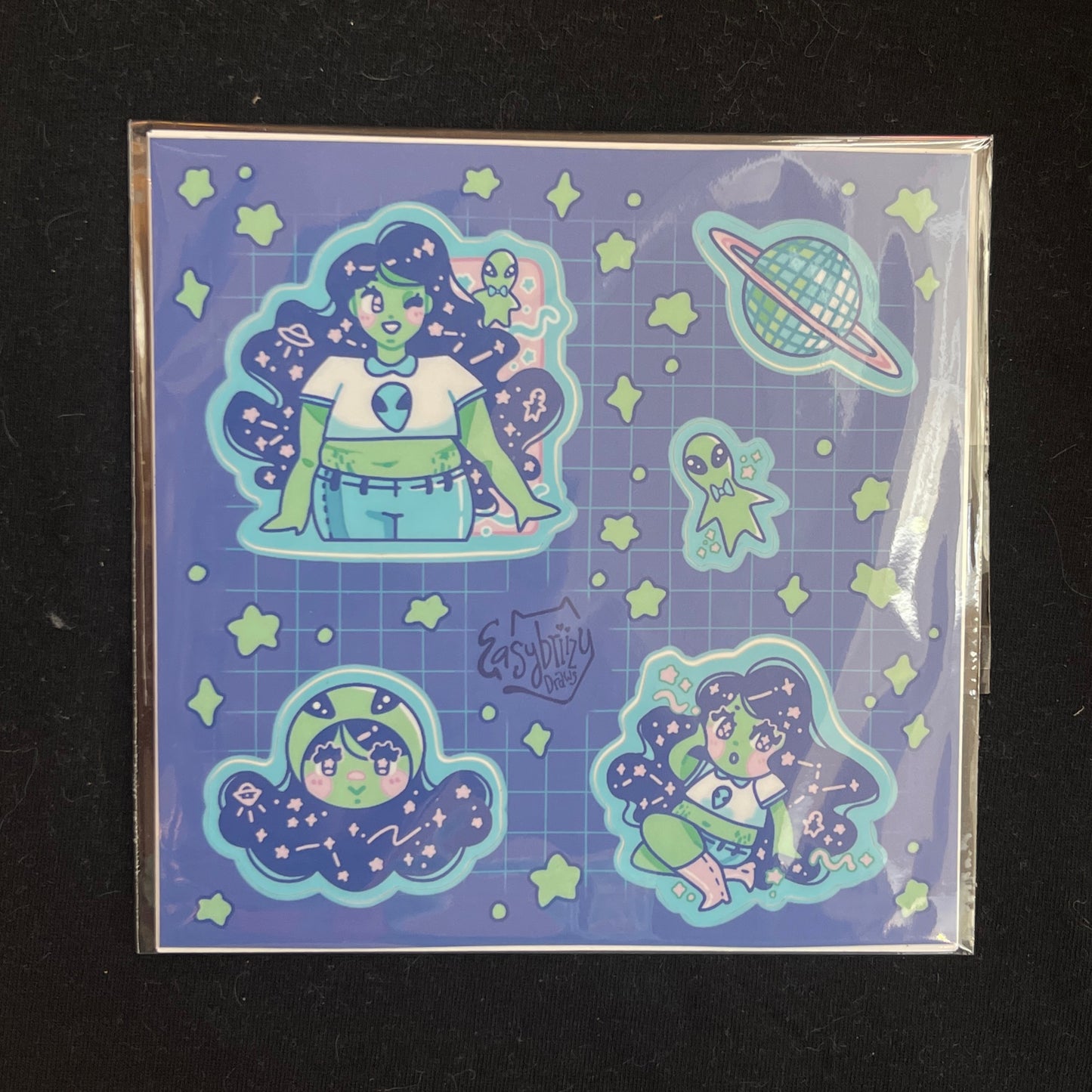 Space Babe Sticker Sheet