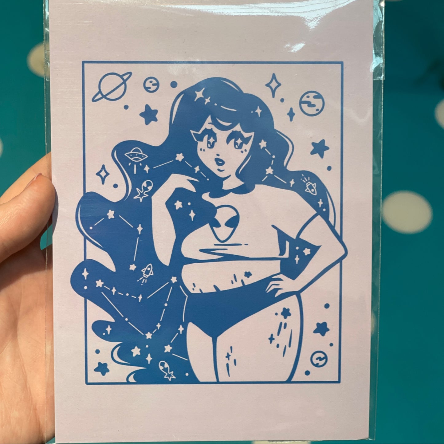 Space Babe 5x7 Print